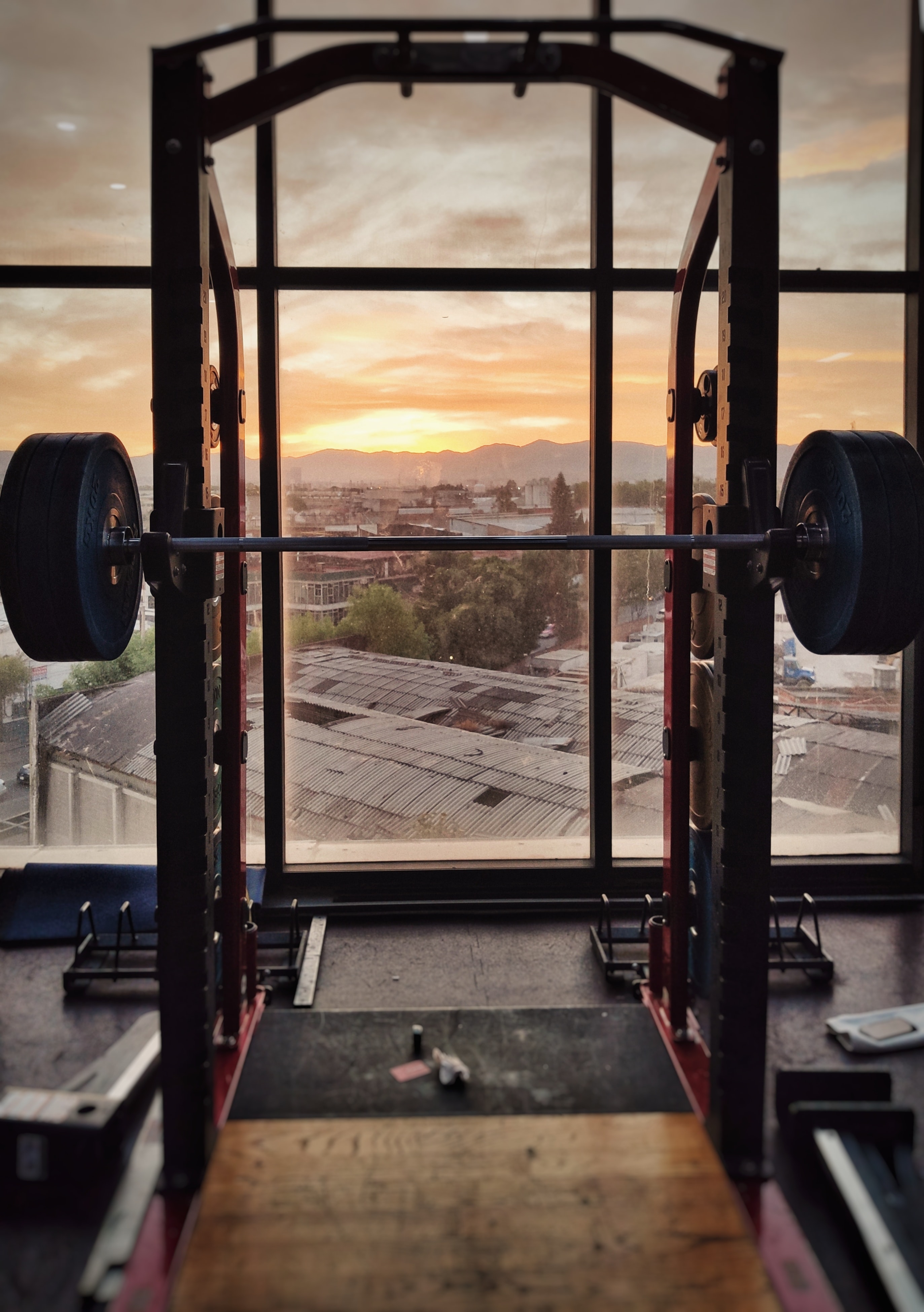 weights-barbell-sunset